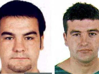 Arnaltz Guisasola (a la izquierda) y Mikel Larrañaga.