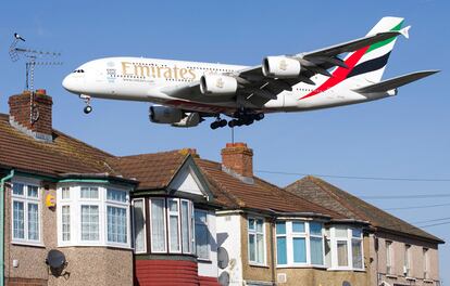 Un avión de Emirates.