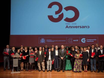 Acto de conmemoración del 30 aniversario de la AECID el pasado 20 de noviembre en Madrid.