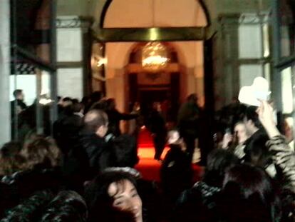 Pitada en el Teatro Real