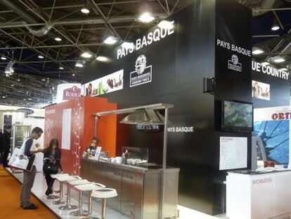 Pabellón vasco en el Salón Internacional de la Restauración, Hostelería y Alimentación de Lyon.