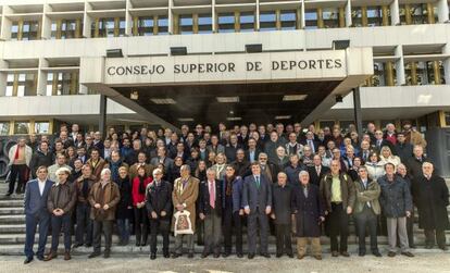 Un centenar de plusmarquistas espa&ntilde;oles de varias &eacute;pocas.