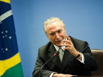 O vice-presidente Michel Temer.