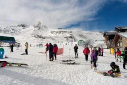 La estaci&oacute;n de esqu&iacute; de Sierra Nevada.