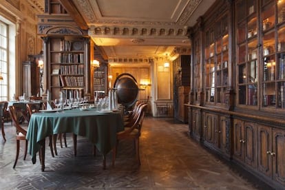 Comedor del restaurante Pushkin, en Moscú.