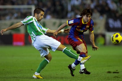 Bojan, durante el partido ante el Betis