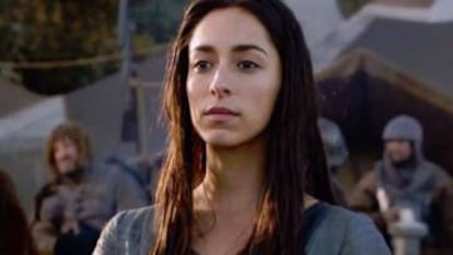 Oona Chaplin interpretando a Talisa en Juego de tronos'.