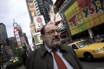 Umberto Eco en Nueva York en 2002.