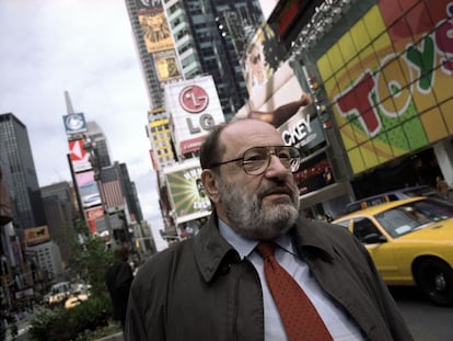 Umberto Eco en Nueva York en 2002.