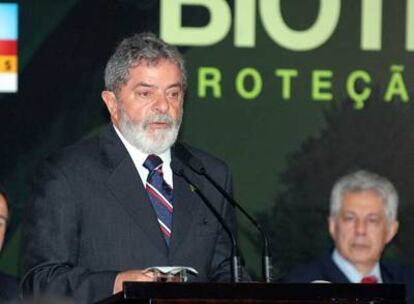 El presidente de Brasil, Luiz Inácio Lula da Silva, ayer en Brasilia.