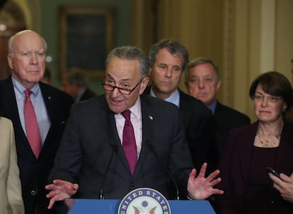 El líder de la minoría demócrata en el Senado, Charles Schumer.