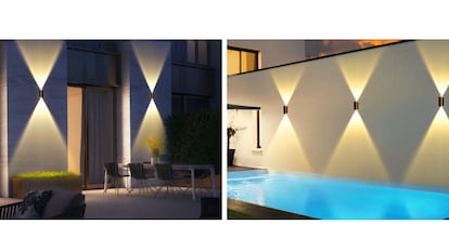 apliques solares para paredes de exterior