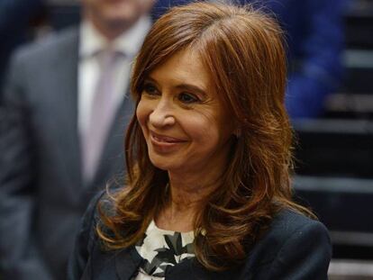 Cristina Fernández de Kirchner, numa foto de novembro