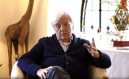 José Manuel Romero, en el vídeo de apoyo a Ángel Galindo.