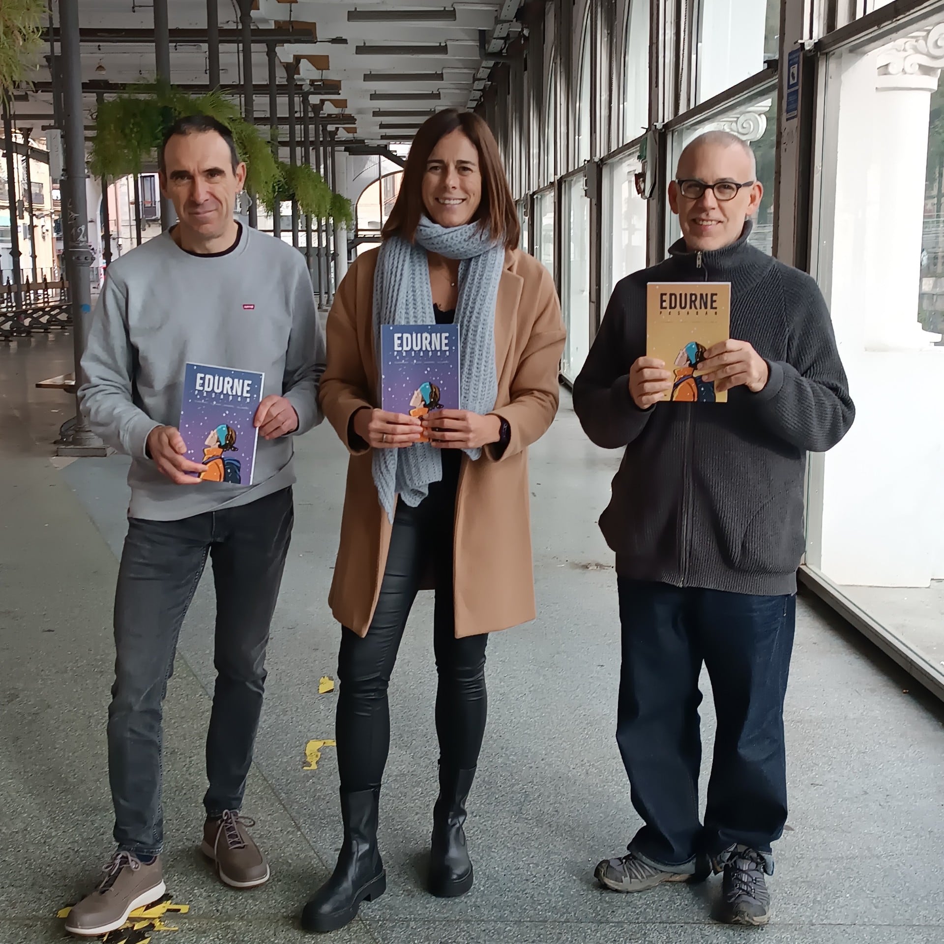 Edurne Pasaban, en la presentación de su cómic.