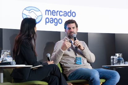 Pedro Rivas, director general de Mercado Pago, habla durante la mesa 'Open finance, la revolución tecnológica en diferentes sectores', en la séptima edición del Foro no Money.