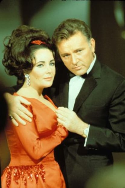 Elizabeth Taylor y Richard Burton.