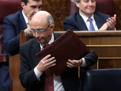 El ministro de Hacienda, Cristóbal Montoro.