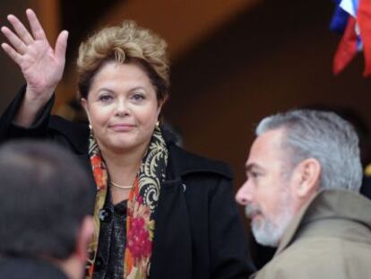 Rousseff, este viernes en Montevideo, donde se celebr&oacute; la reuni&oacute;n de Mercosur. 