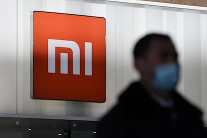 La fachada de una tienda de Xiaomi en Pekín, China, este viernes.