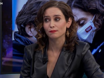 Isabel Díaz Ayuso, este martes en 'El Hormiguero'.