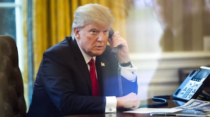 Donald Trump, en el despacho Oval.