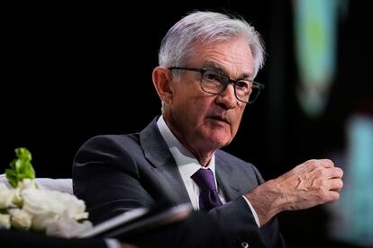 Jerome Powell, durante su intervención.
