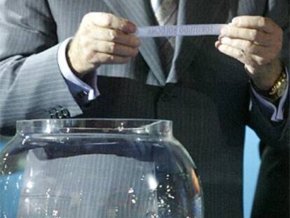 Gomelski, en el sorteo de la Euroliga.