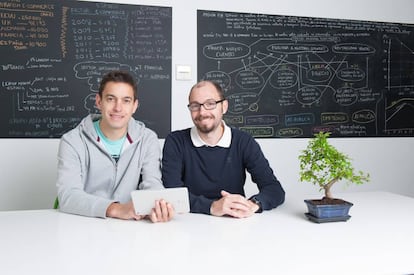 Pablo y Alfonso Sánchez, fundadores de Planeta Huerto.