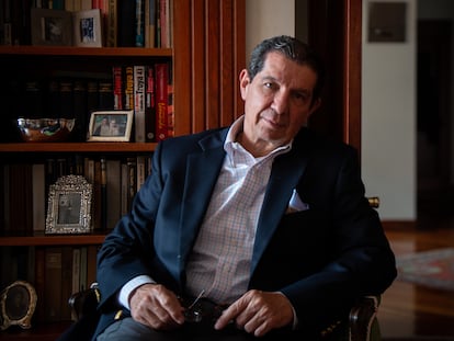 José Félix Lafaurie, presidente de la Federación Colombiana de Ganaderos (FEDEGAN), en entrevista para el diario El Pais, en Bogotá, el 26 de octubre de 2022.