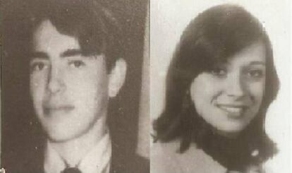 José Manuel Pérez Rojo y Patricia Roisinblit en la época en la que fueron secuestrados por el gobierno militar argentino