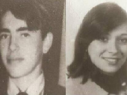 José Manuel Pérez Rojo y Patricia Roisinblit en la época en la que fueron secuestrados por el gobierno militar argentino