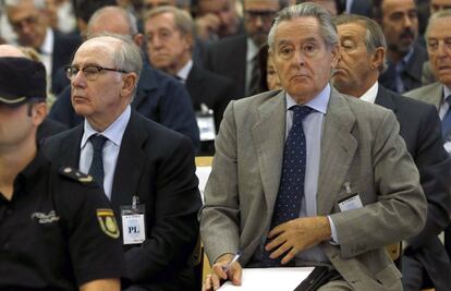 Miguel Blesa y Rodrigo Rato, en una imagen de archivo.