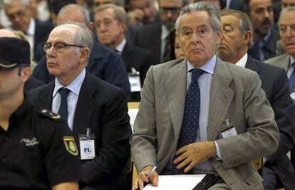 Miguel Blesa y Rodrigo Rato, en una imagen de archivo. 