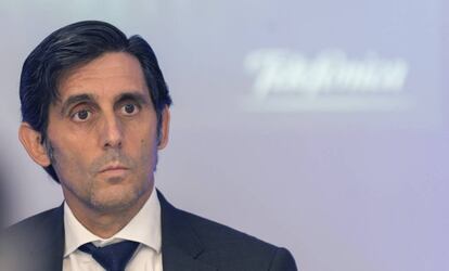 El presidente de Telefónica, José María Álvarez