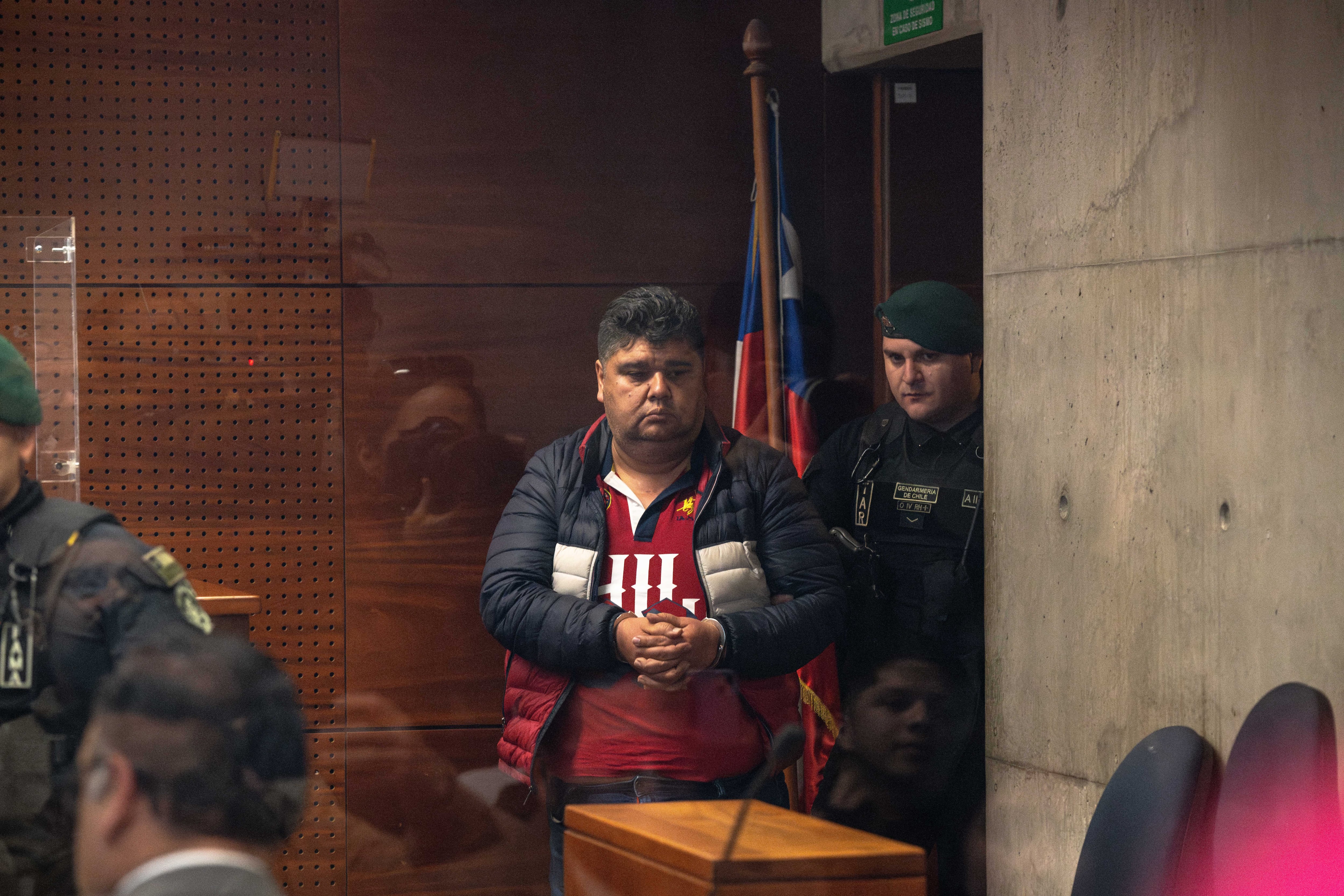 Wilson Verdugo Díaz en la fiscalía oriente de Santiago (Chile), el 24 de julio del 2025.