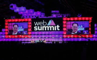 Michael Dell interviene en la Websummit celebrada en Dublín en 2015