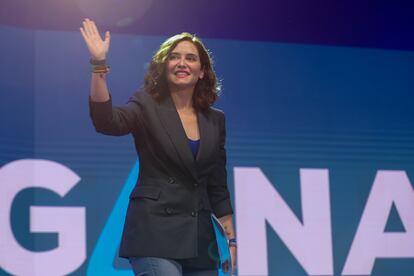 La presidenta de la Comunidad y candidata del PP a la reelección, Isabel Díaz Ayuso.
