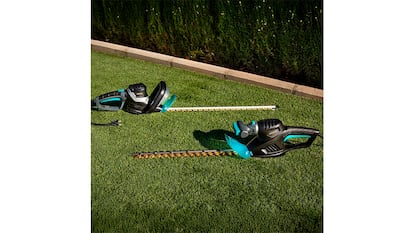 Cortasetos sobre fondo blanco.