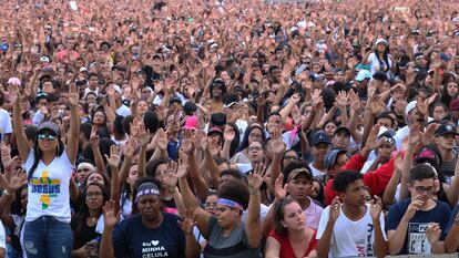 Marcha para Jesus na zona norte de São Paulo, em 2019.