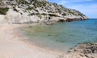 Cala Barques, en Pollença (Mallorca).