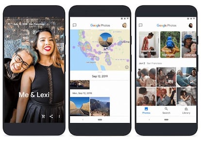 Google Fotos es ahora más sencillo y compacto.