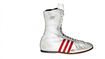 Las botas de boxeo de Muhammad Ali.