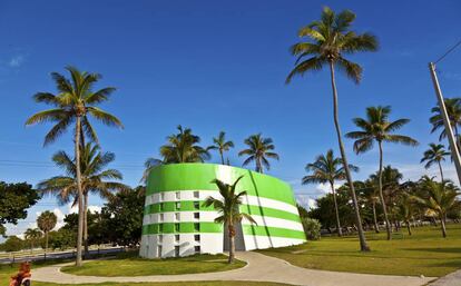 Baños 'art deco' en Miami Beach, en Florida (Estaos Unidos).