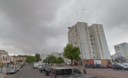 Una zona del barrio de San Telmo, en Jerez de la Frontera.