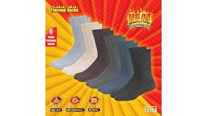 Estos son los calcetines térmicos más vendidos en Amazon.
