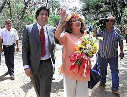 Sara Montiel con Tony Hernández.