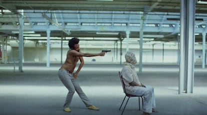 Trecho do vídeo ‘This is America’, de Childish Gambino.