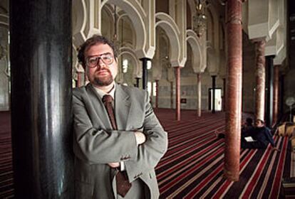 Yusuf Fernández Ordóñez, fotografiado el viernes en la mezquita de la M-30, en Madrid.