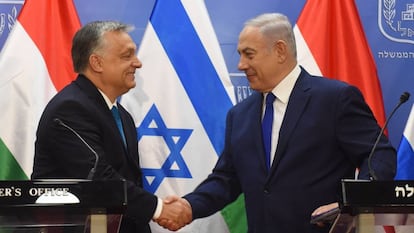 Viktor Orbán y Benjamín Netanyahu